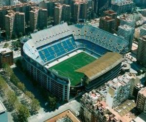 yapboz Mestalla - Valencia CF Stadı -